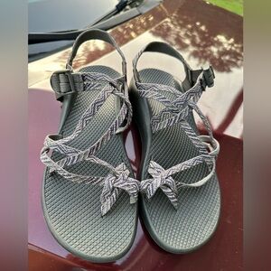 Chaco Stylish Gray Strappy Sandals
